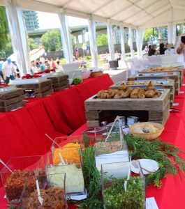 Catering for a BBQ Event at Fort York by en Ville Catering