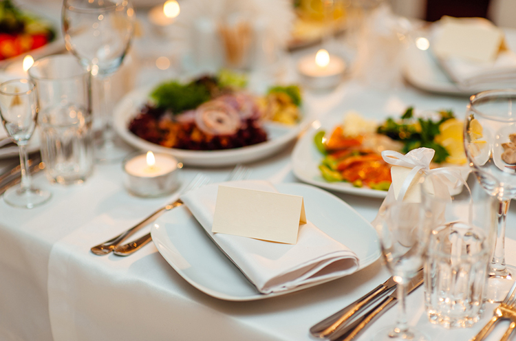 Winter Wedding Food